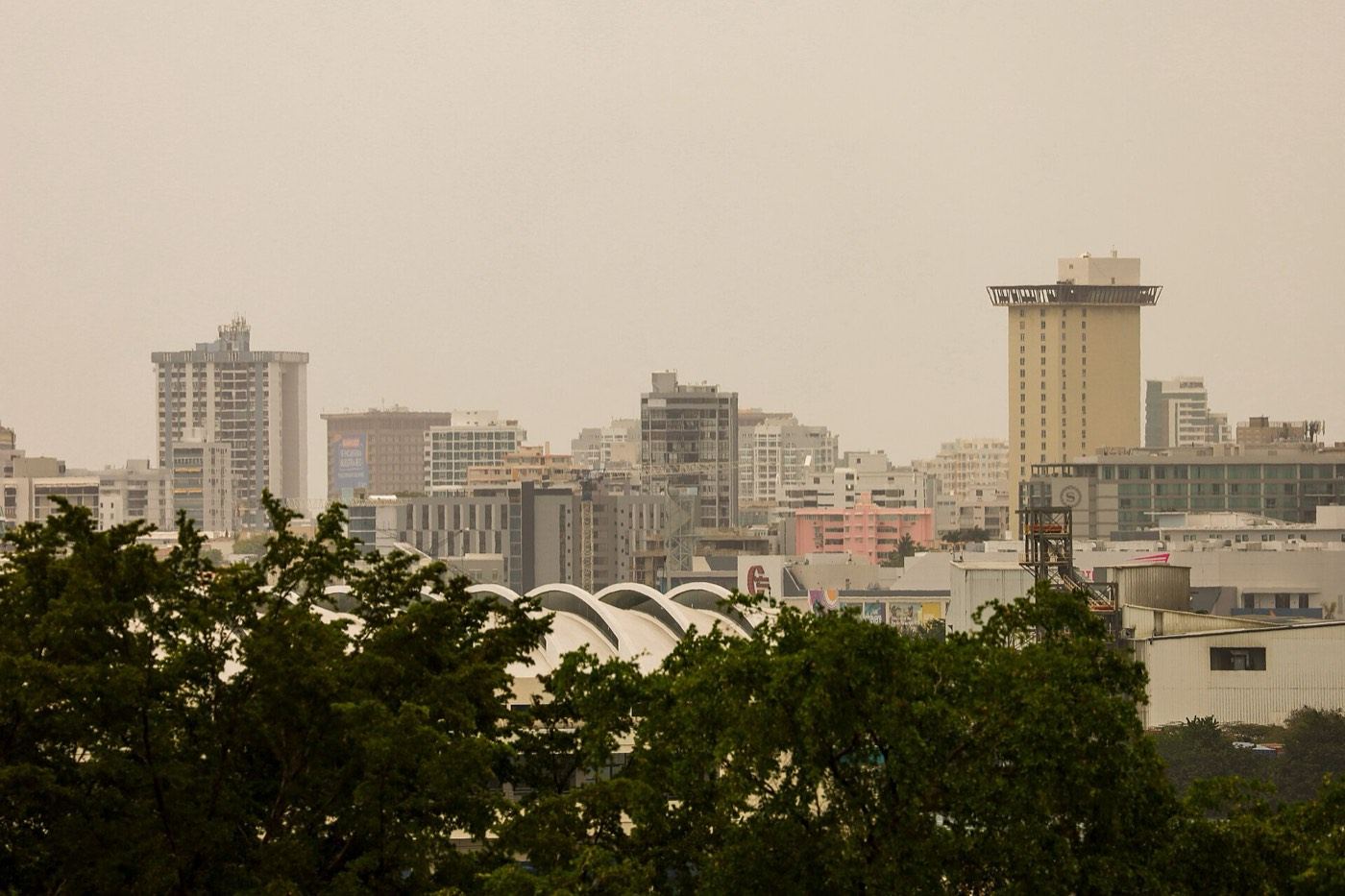 The Santurce skyline in San Juan, Puerto Rico